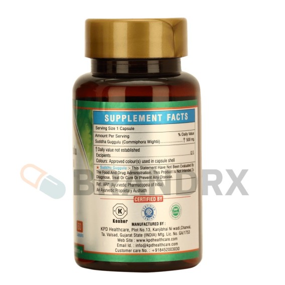 Shuddha Guggulu 500 mg Ayurleaf Inc.
